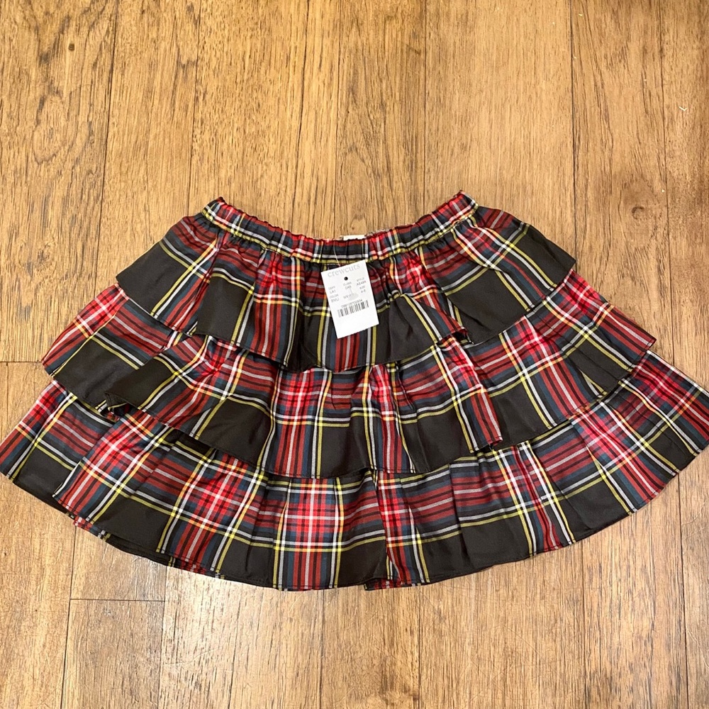 J. Crew Crewcuts tiered skirt in Stewart tartan